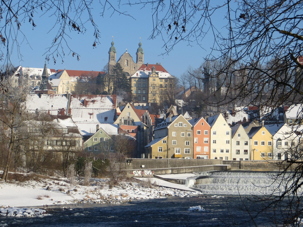 Stadtansicht von Landsberg am Lech im Winter (Archiv- und Symbolbild). 