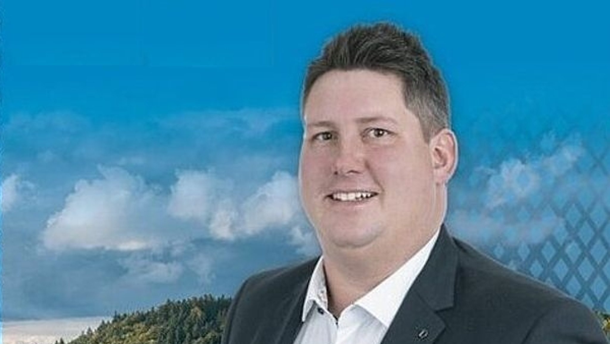 Ausschnitt aus dem Wahlwerbe-Flyer der CSU in Irchenrieth: Michael Hammer.