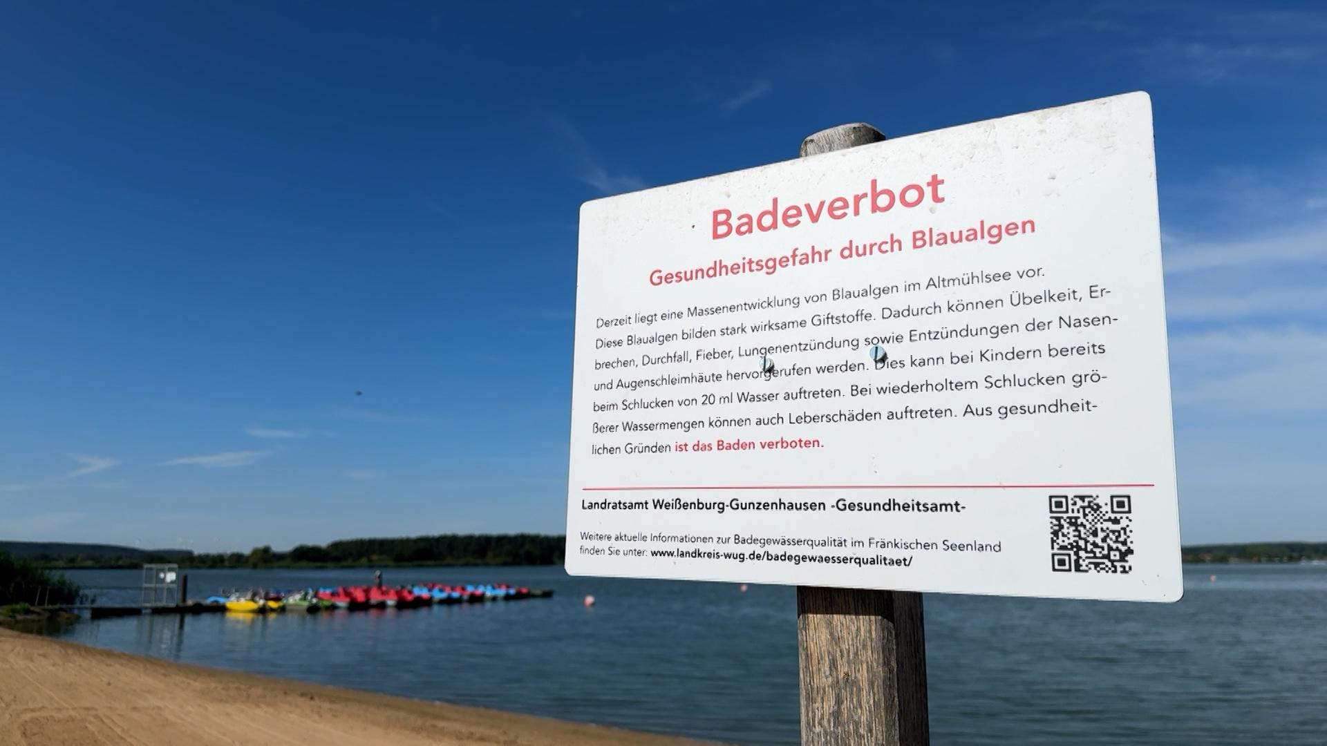 Immer wieder war der Altmühlsee in den Schlagzeilen: Blaualgen.