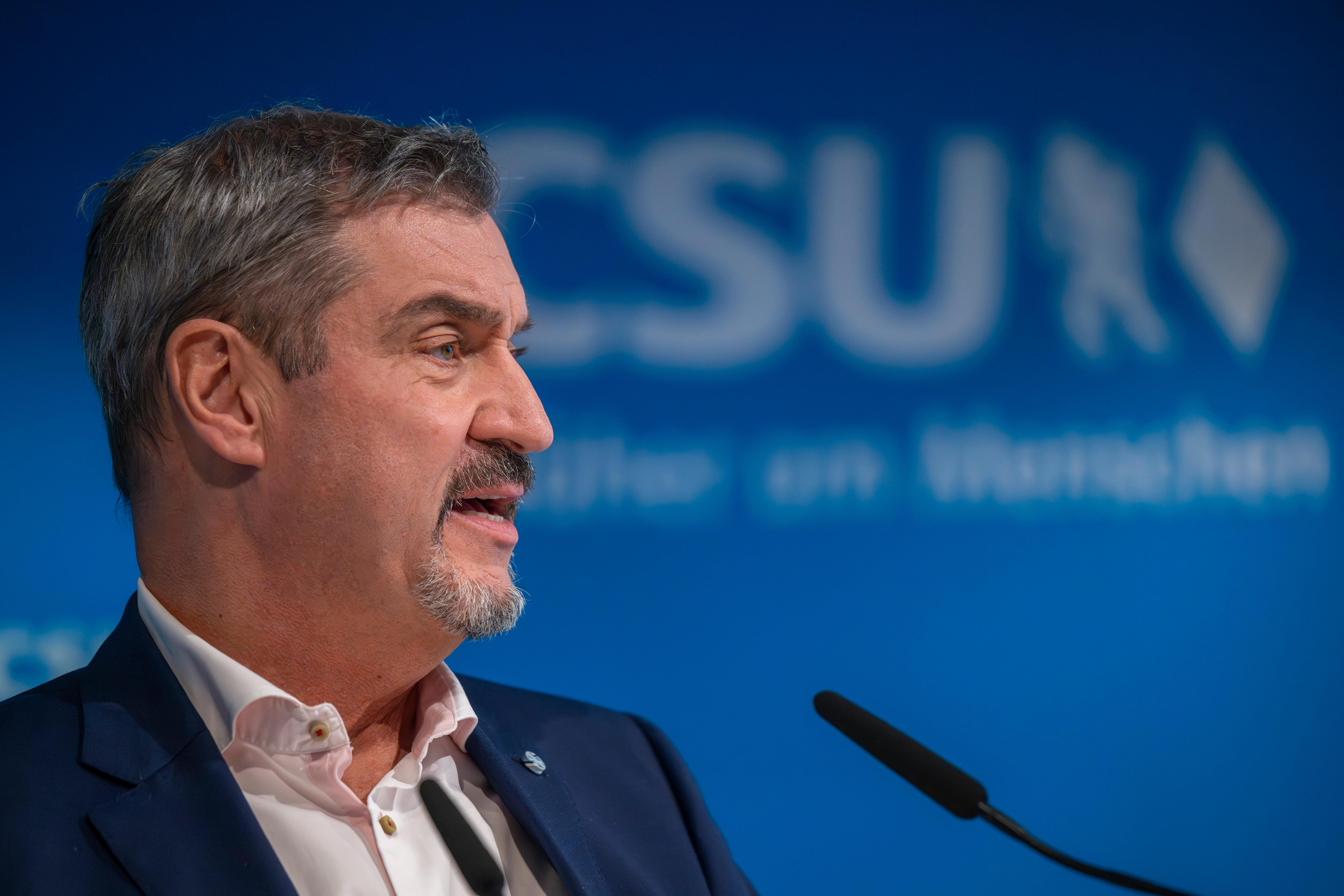 CSU-Chef Markus Söder in München.