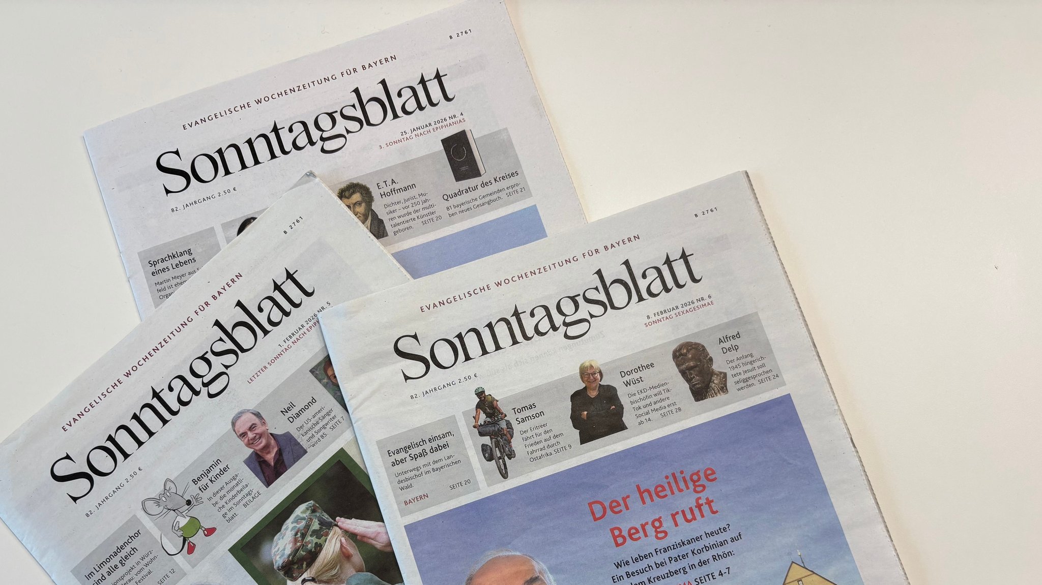 Ob auch das evangelische "Sonntagsblatt" den Einsparungen der Landeskirche zum Opfer fällt, ist noch offen.