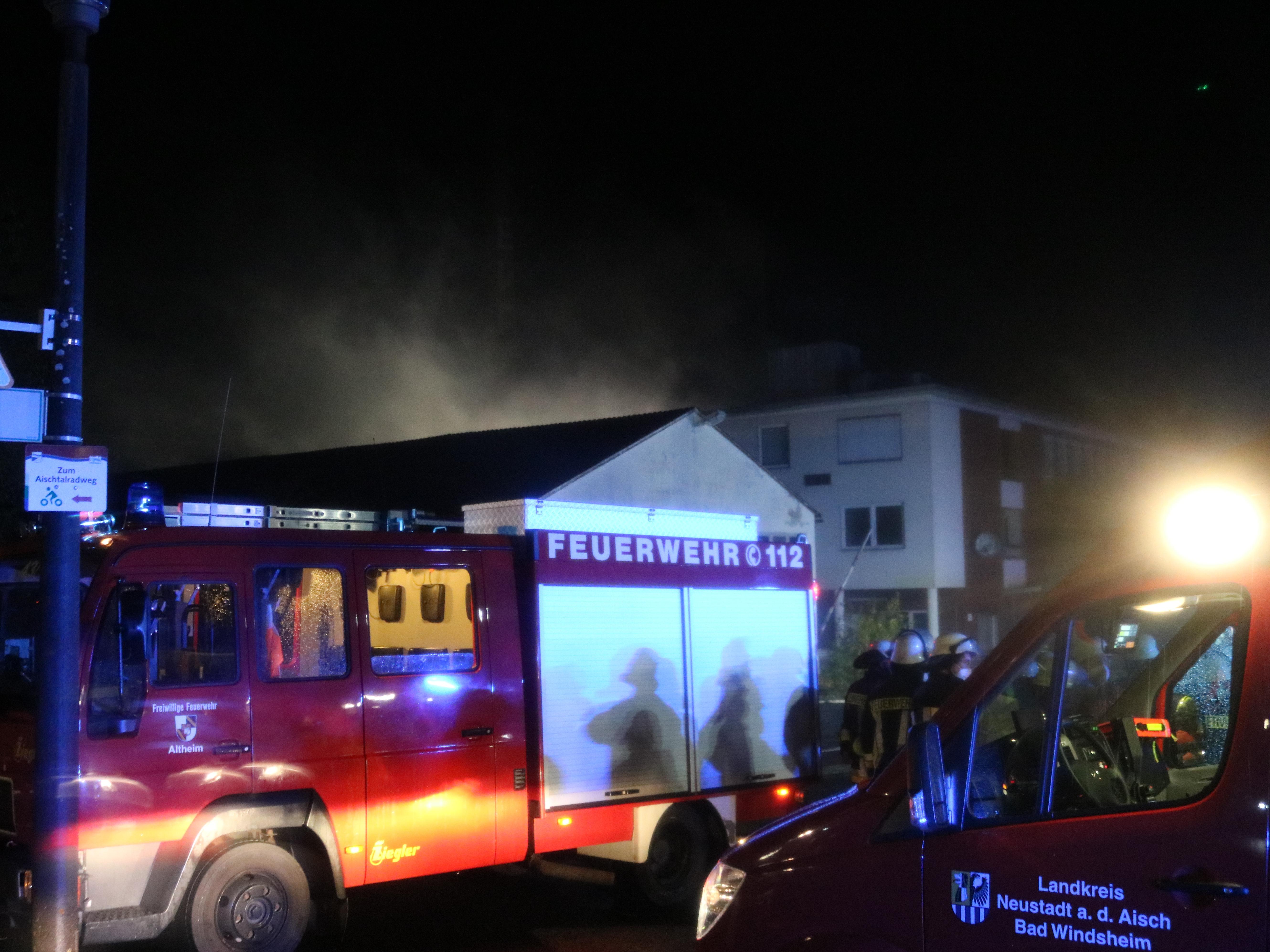 Another major fire at a former furniture factory
