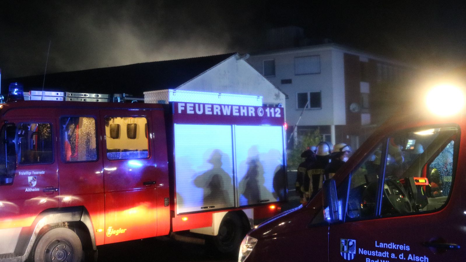 Another major fire at a former furniture factory