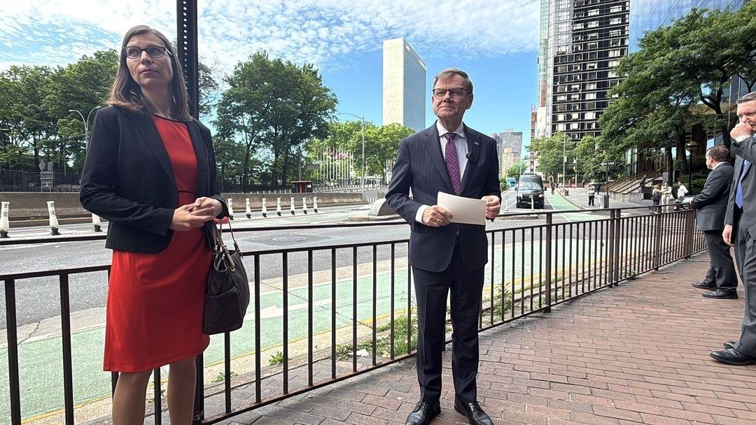 29.05.26 Außenminister Johann Wadephul (CDU) besucht die Vereinten Nationen (UN)