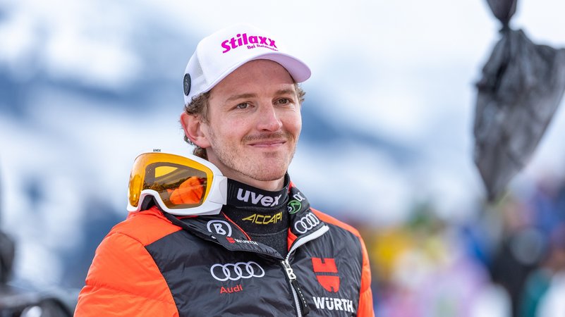 29.01.2025, Österreich, Schladming: Ski alpin, Weltcup, Slalom, Herren, Linus Strasser aus Deutschland in Aktion. | Bild: dpa-Bildfunk/Georg Hochmuth 29.01.2025, Österreich, Schladming: Ski alpin, Weltcup, Slalom, Herren, Linus Strasser aus Deutschland in Aktion.