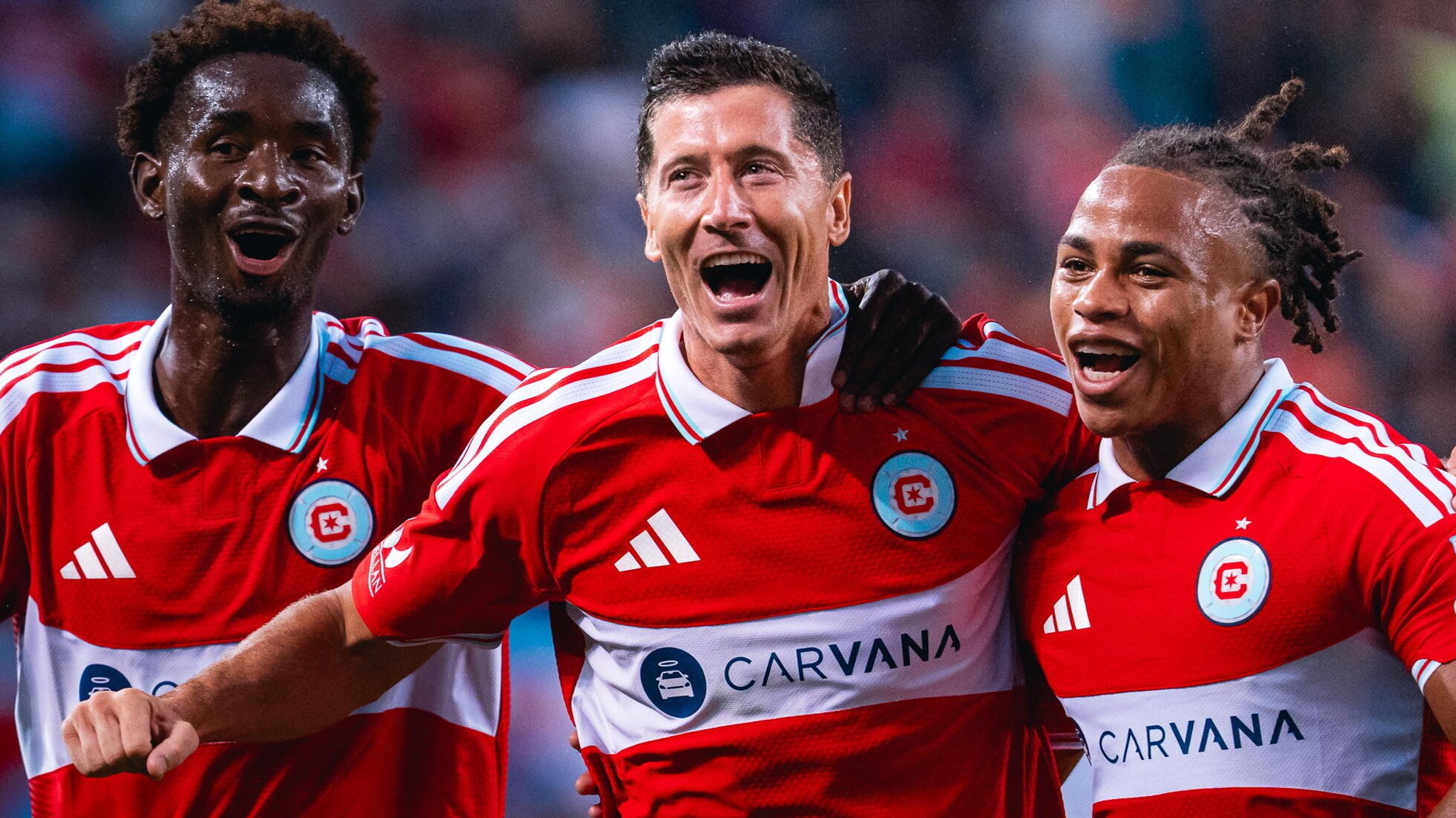 Robert Lewandowski (Mitte) | Bild: picture-alliance/dpa Robert Lewandowski (Mitte)