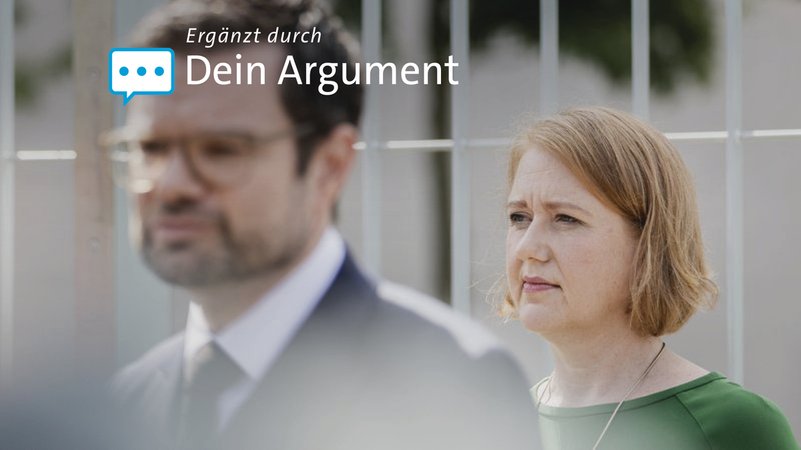 Lisa Paus (Bündnis 90/Die Grünen), Bundesministerin für Familie, Senioren, Frauen und Jugend, und Marco Buschmann (FDP), Bundesminister der Justiz.
