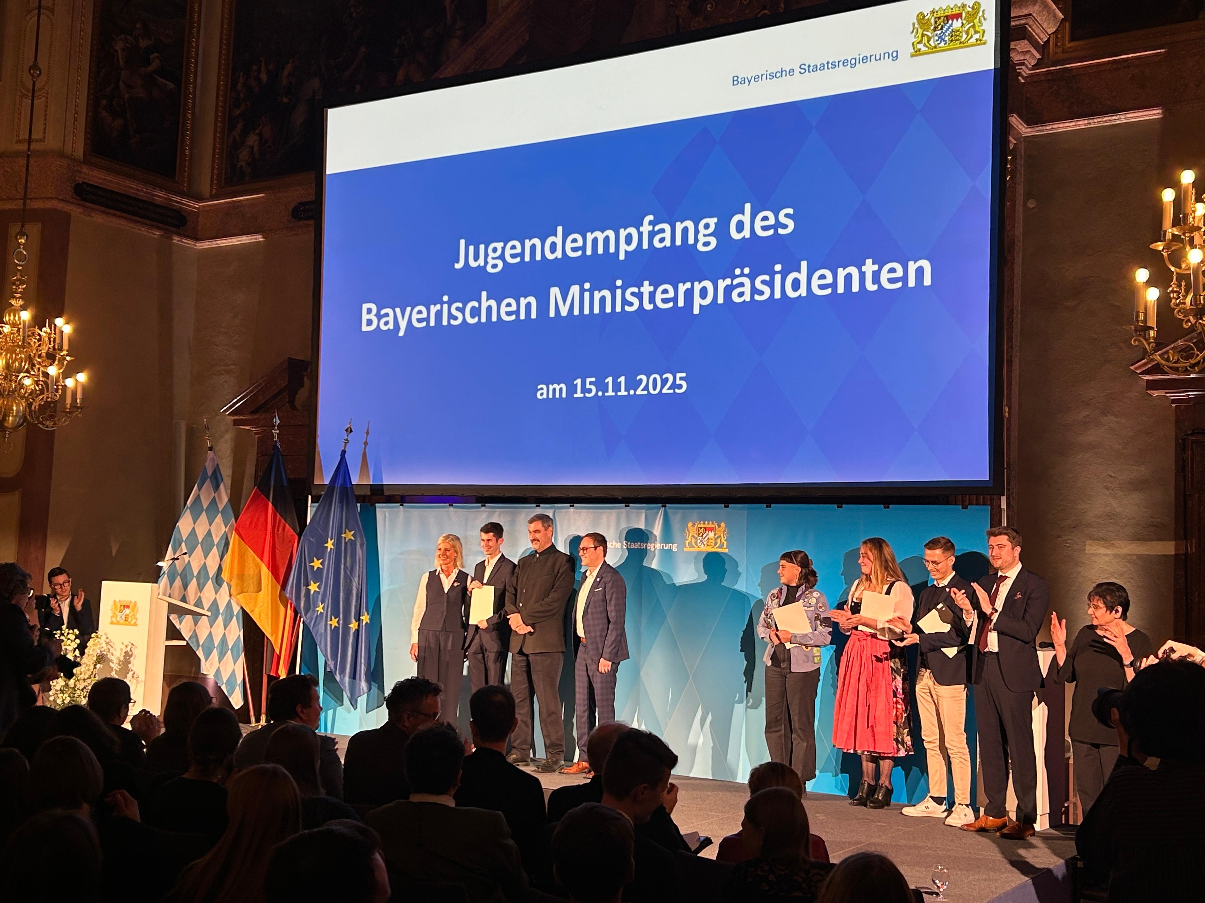 Jugendempfang des bayerischen Ministerpräsidenten Markus Söder