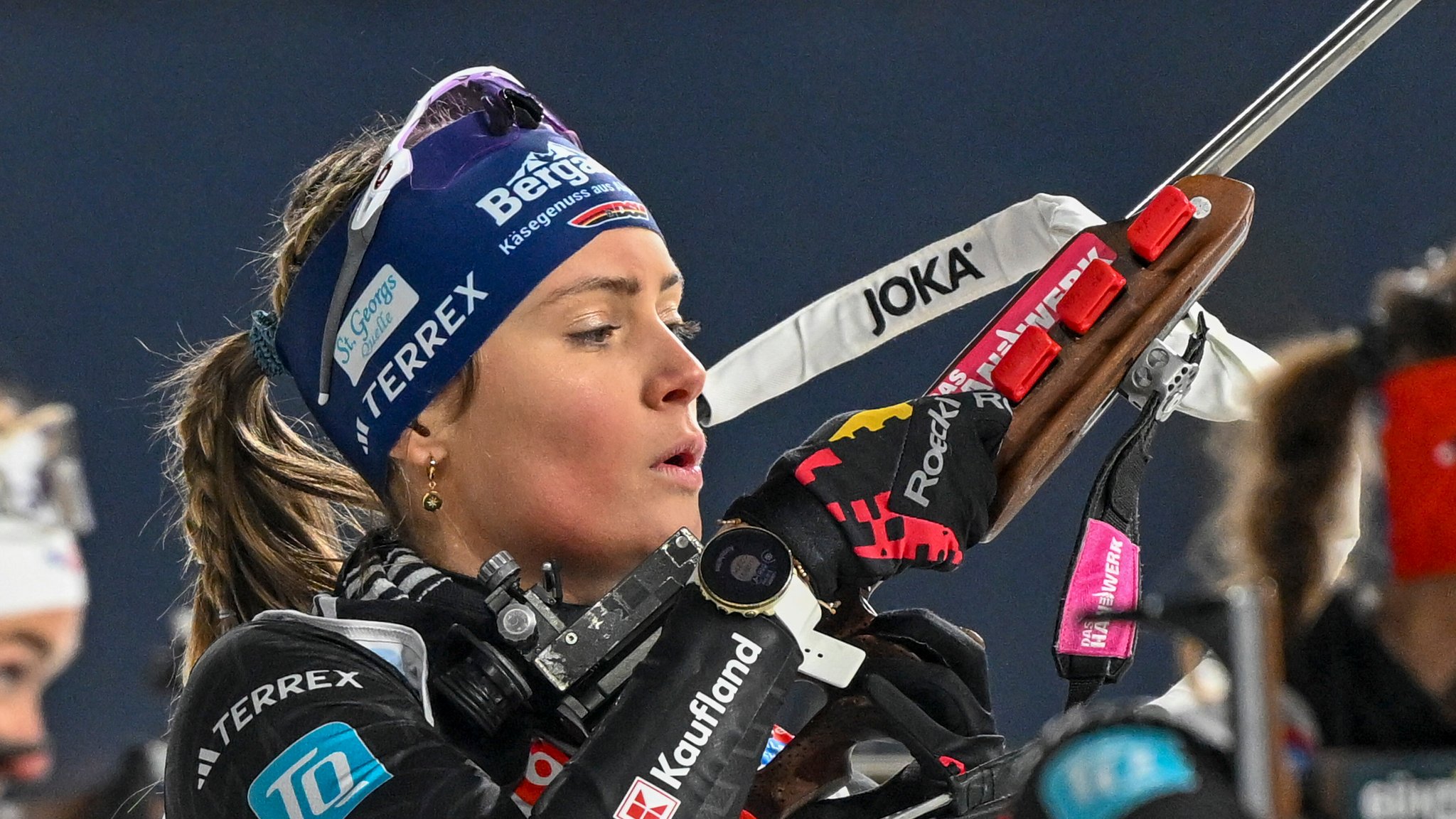 Marlene Fichtner beim World Team Challenge auf Schalke (28.12.2025)