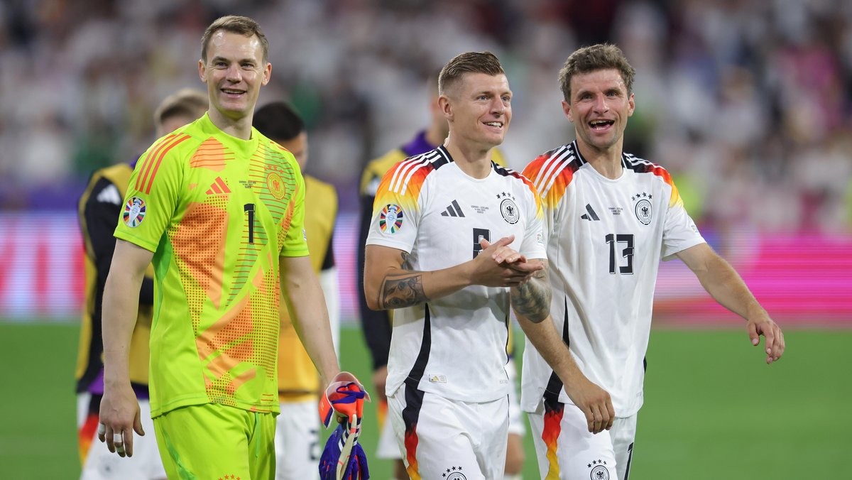 Manuel Neuer, Toni Kroos und Thomas Müller