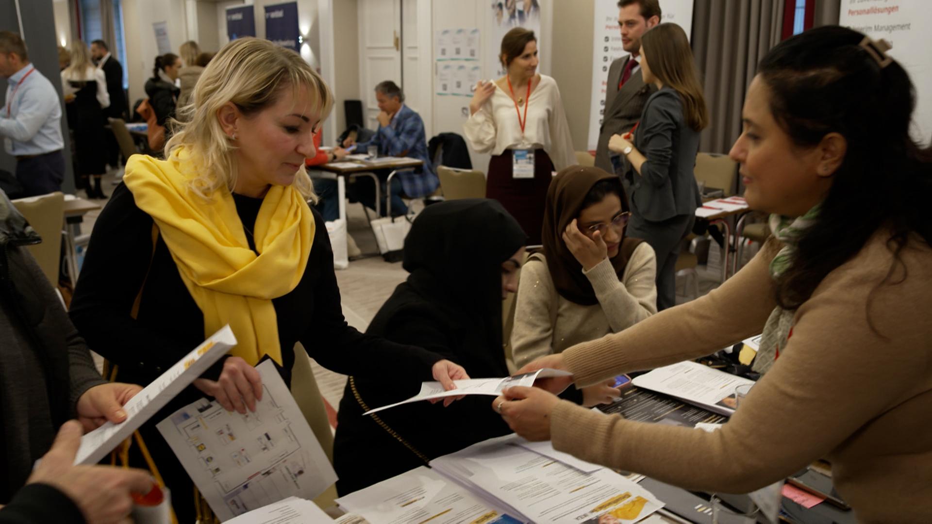 Jobmesse für Geflüchtete in München