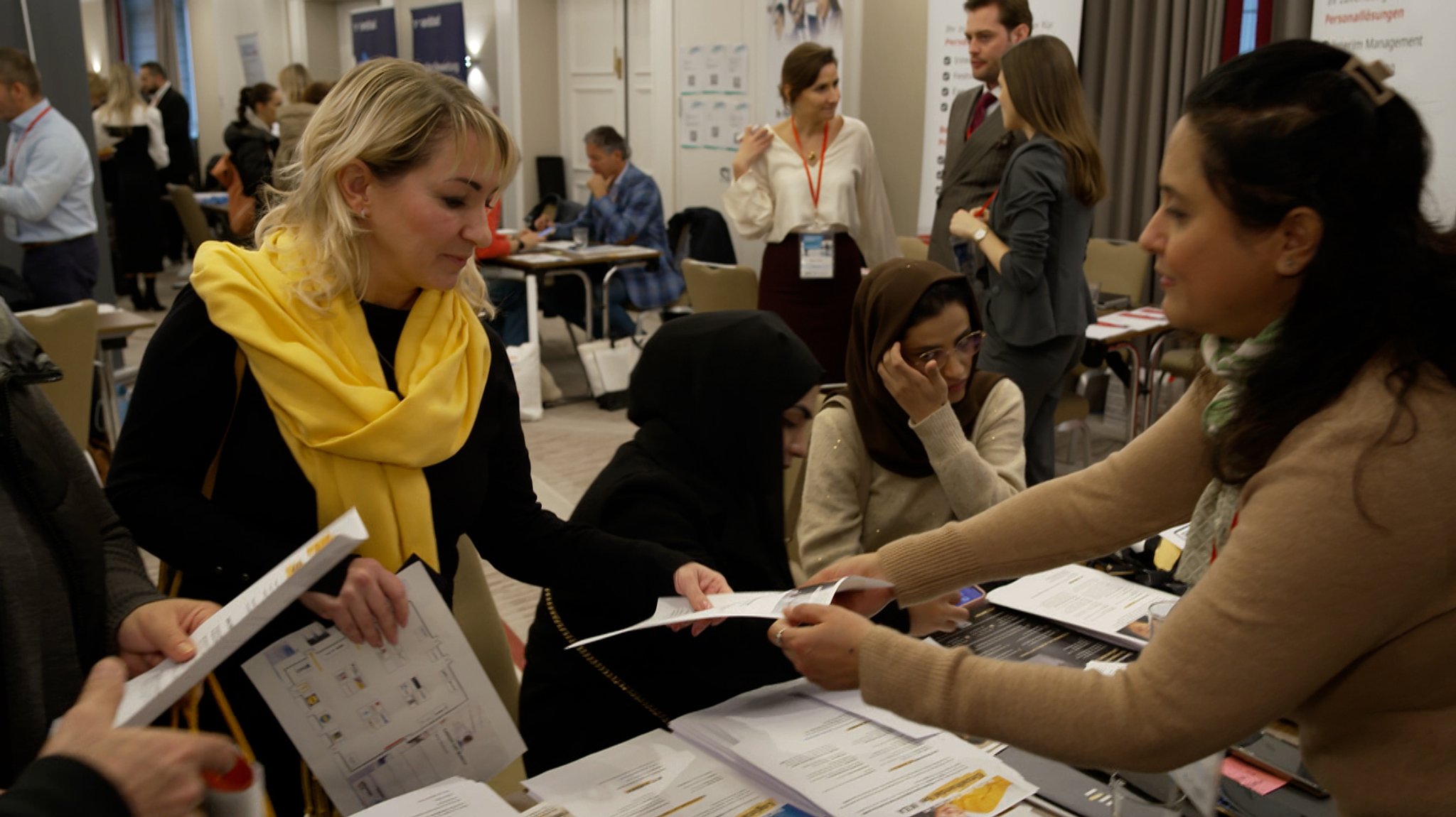 Jobmesse für Geflüchtete in München