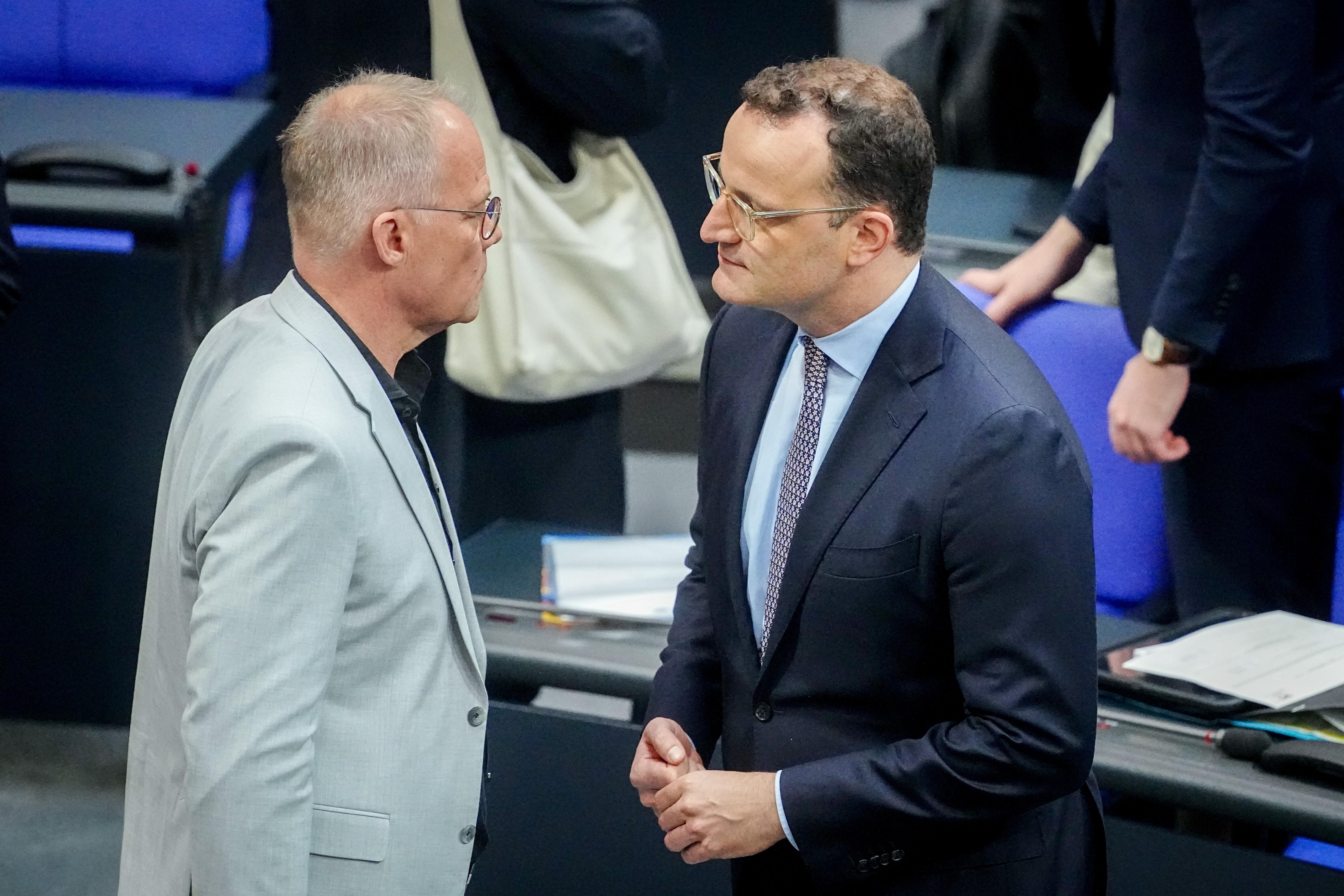 Matthias Miersch (links), Jens Spahn
