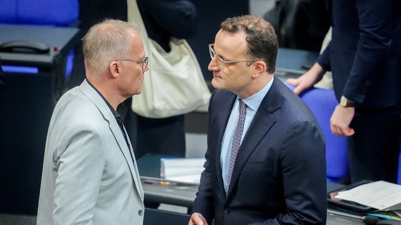Matthias Miersch (links), Jens Spahn | Bild: picture alliance/dpa | Kay Nietfeld Matthias Miersch (links), Jens Spahn