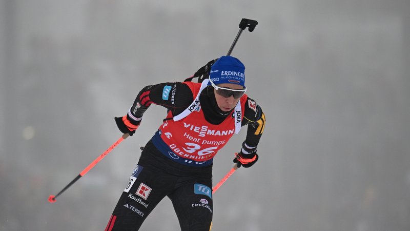 Franziska Preuß in Oberhof | Bild: picture-alliance/dpa Franziska Preuß in Oberhof