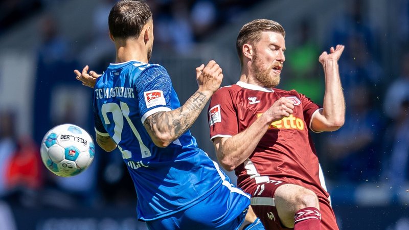 Spielszene 1. FC Magdeburg - SSV Jahn Regensburg | Bild: picture-alliance/dpa Spielszene 1. FC Magdeburg - SSV Jahn Regensburg