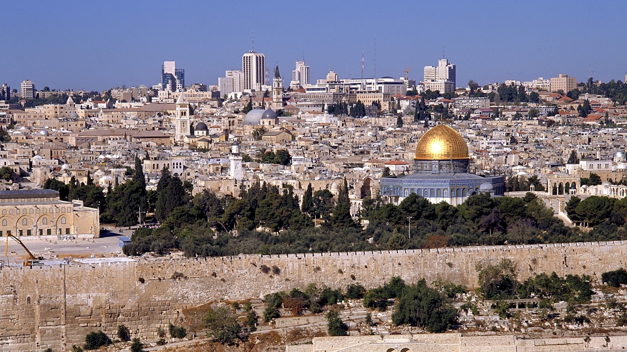 Blick vom Ölberg auf Jerusalem. Dort will Israel das britische Konsulat schließen.