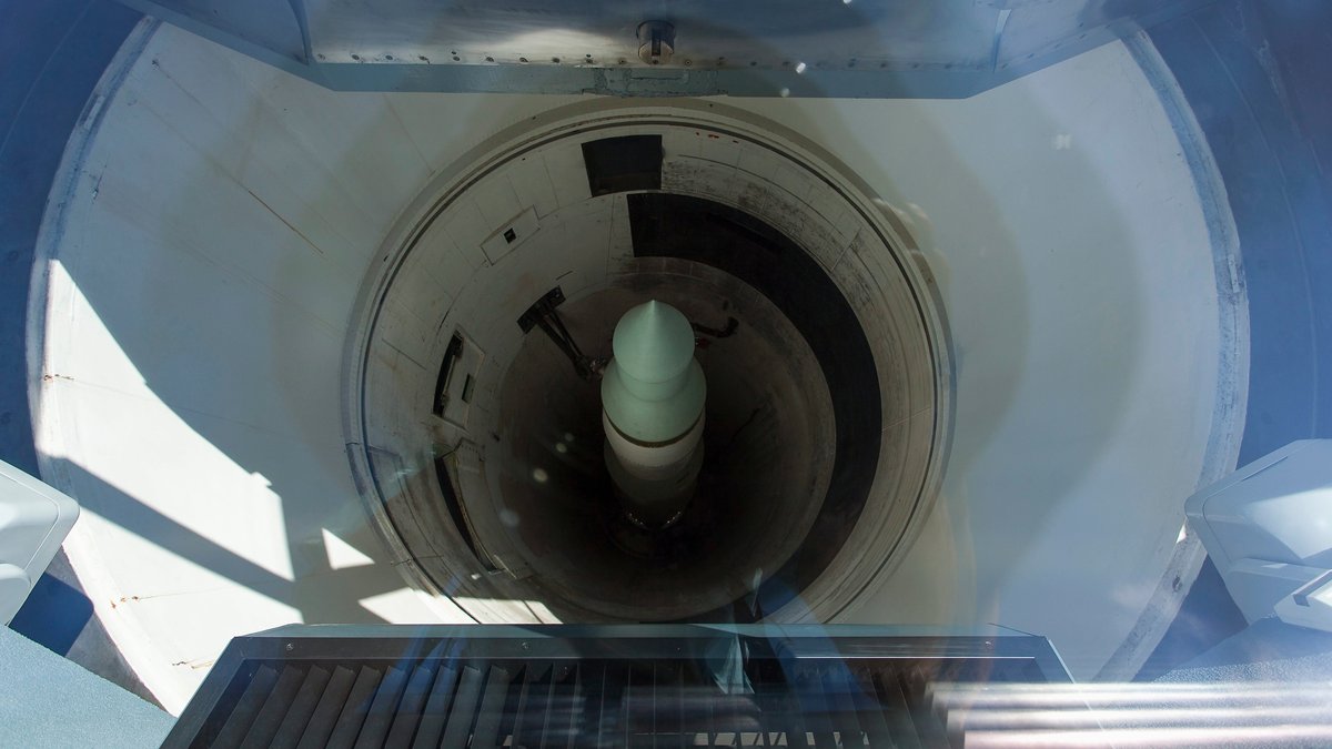 Die Minuteman Missile National Historic Site in Wyoming, USA.