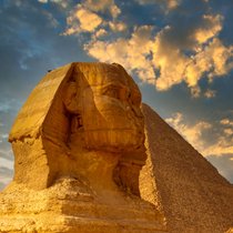 Die Sphinx - Halb Löwe, halb Mensch | Bild: picture-alliance/dpa