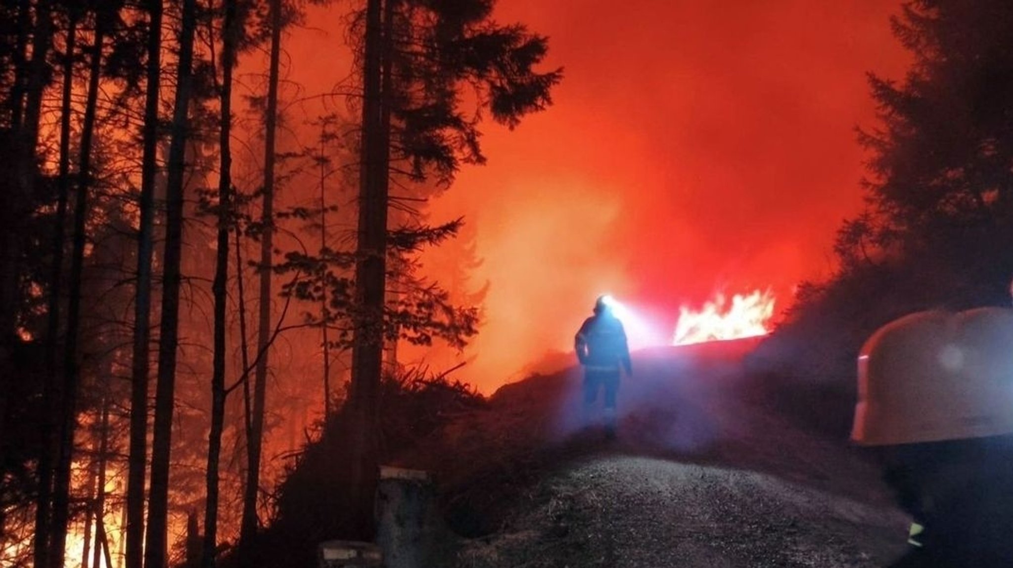 Großeinsatz in Österreich: Waldbrand in Kärnten breitet sich aus