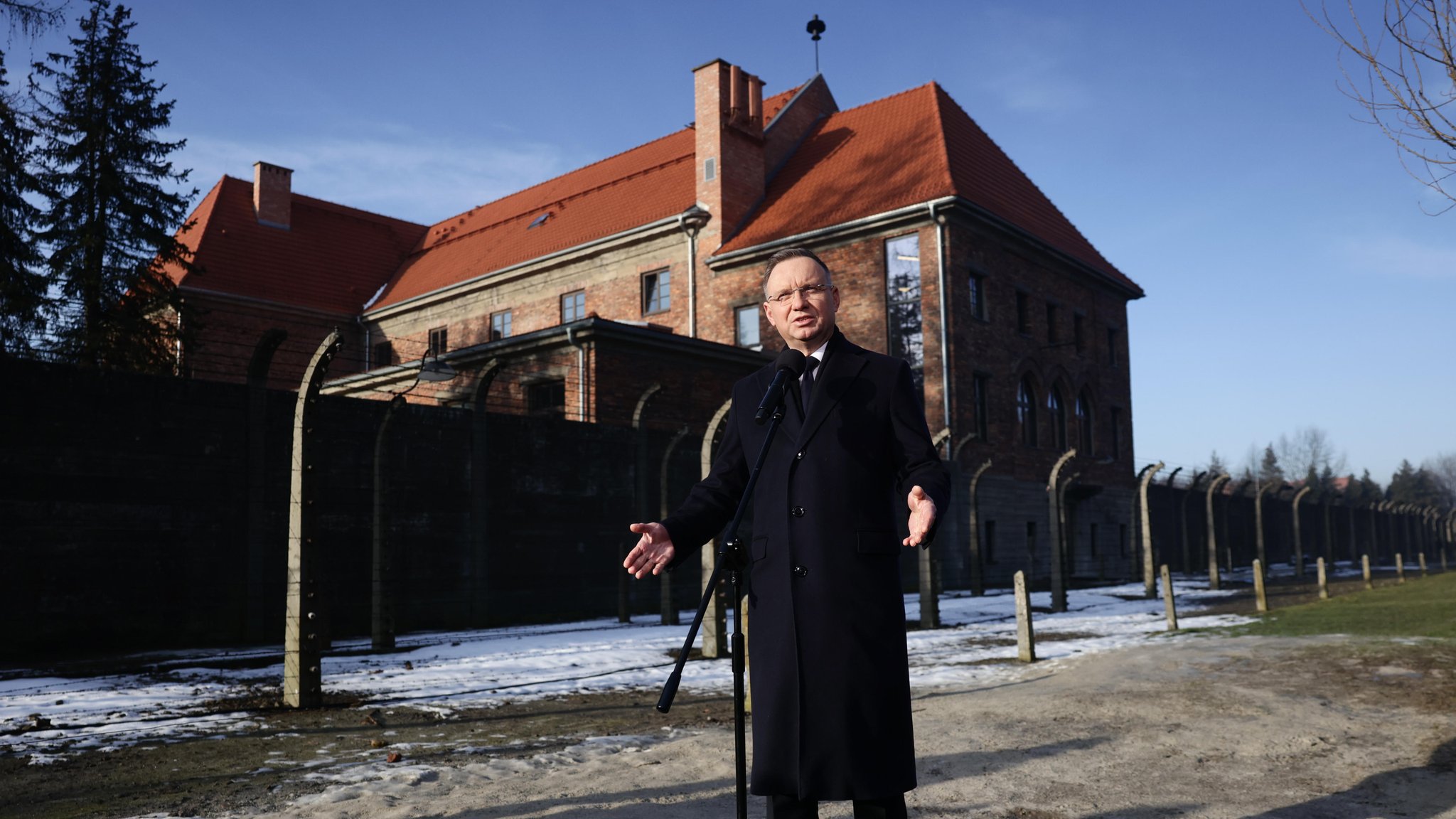 Polens Präsident Duda in Auschwitz