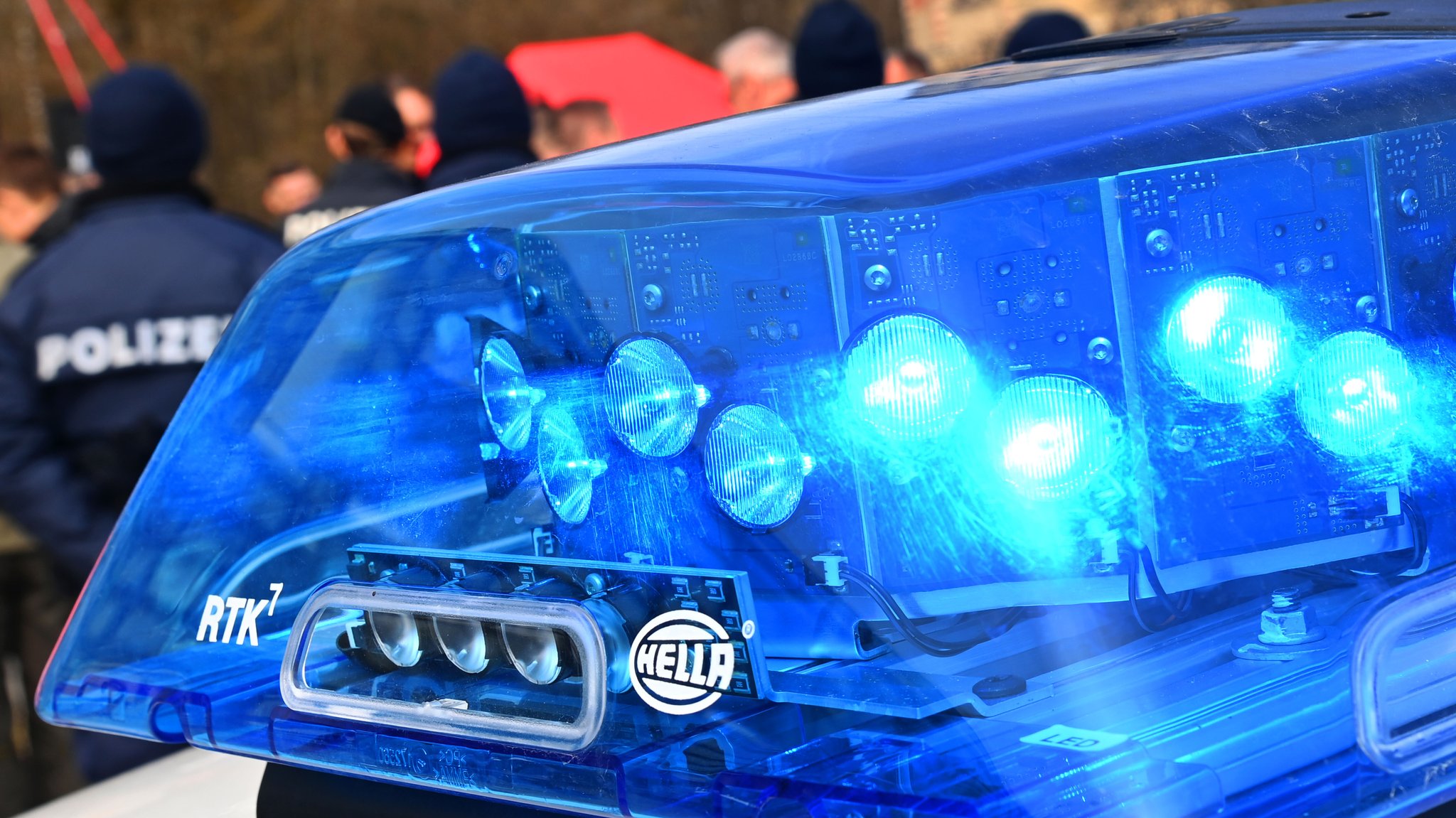 Blaulicht Polizeieinsatz 