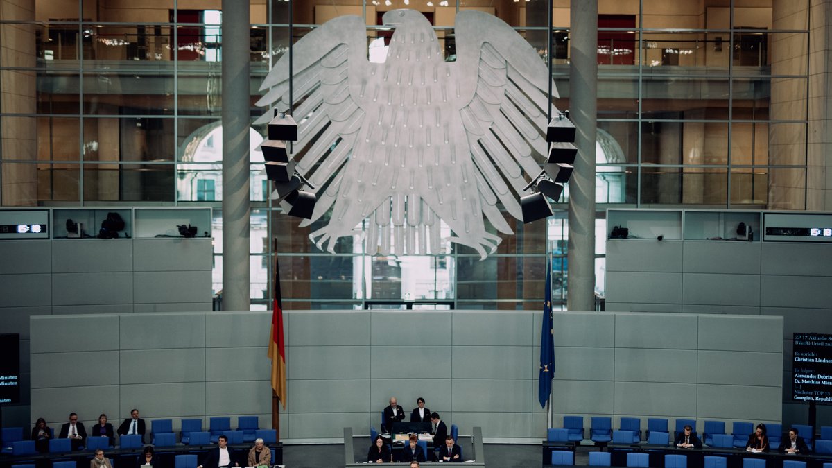 Sitzung im Bundestag (Archivbild)