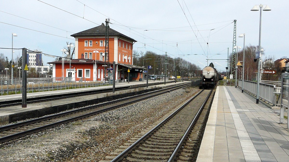 Der Bahnhof von Pfaffenhofen an der Ilm