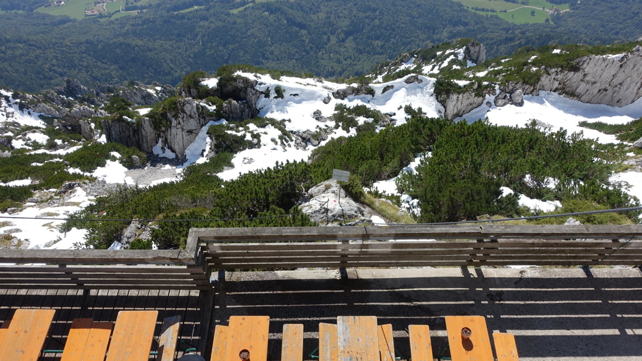 Blick vom Reichenhaller Haus in den Chiemgauer Alpen am 20. September 2024. 