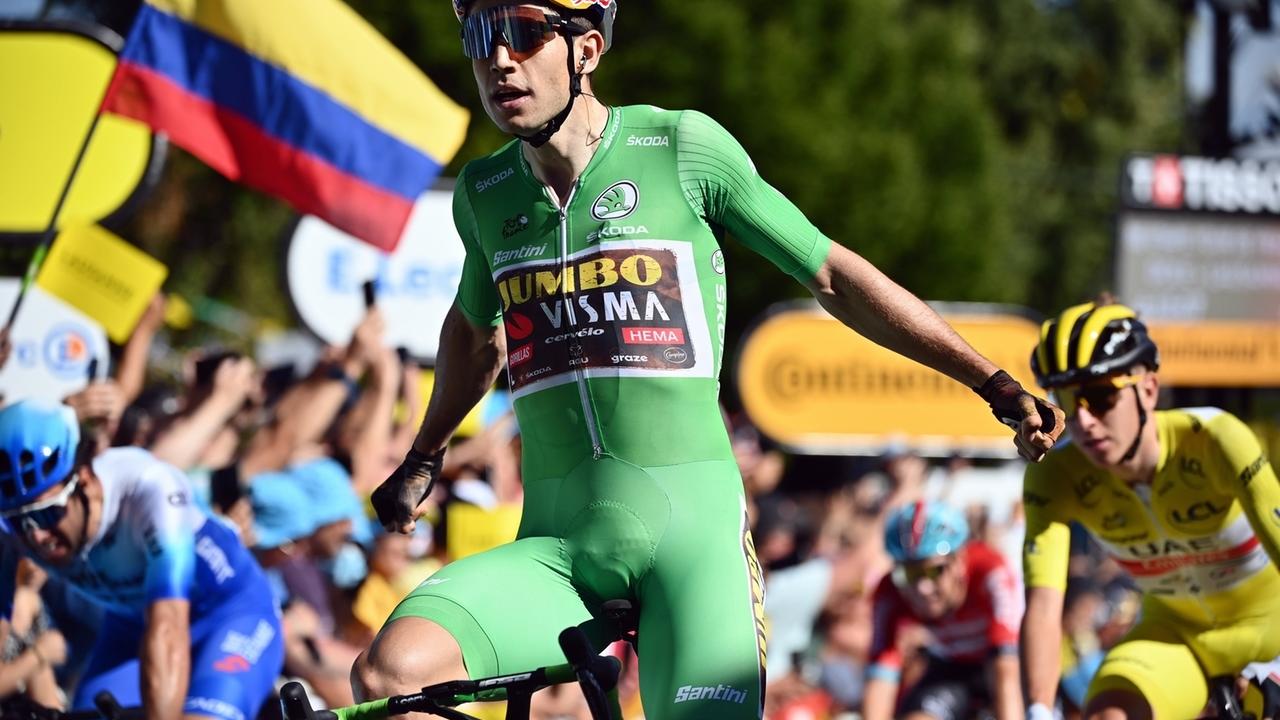 Tour de France : Sprint gegen Pogacar: Van Aert siegt in Lausanne