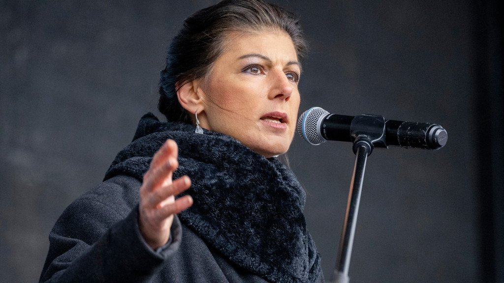 Sahra Wagenknecht am 25.2. in Berlin