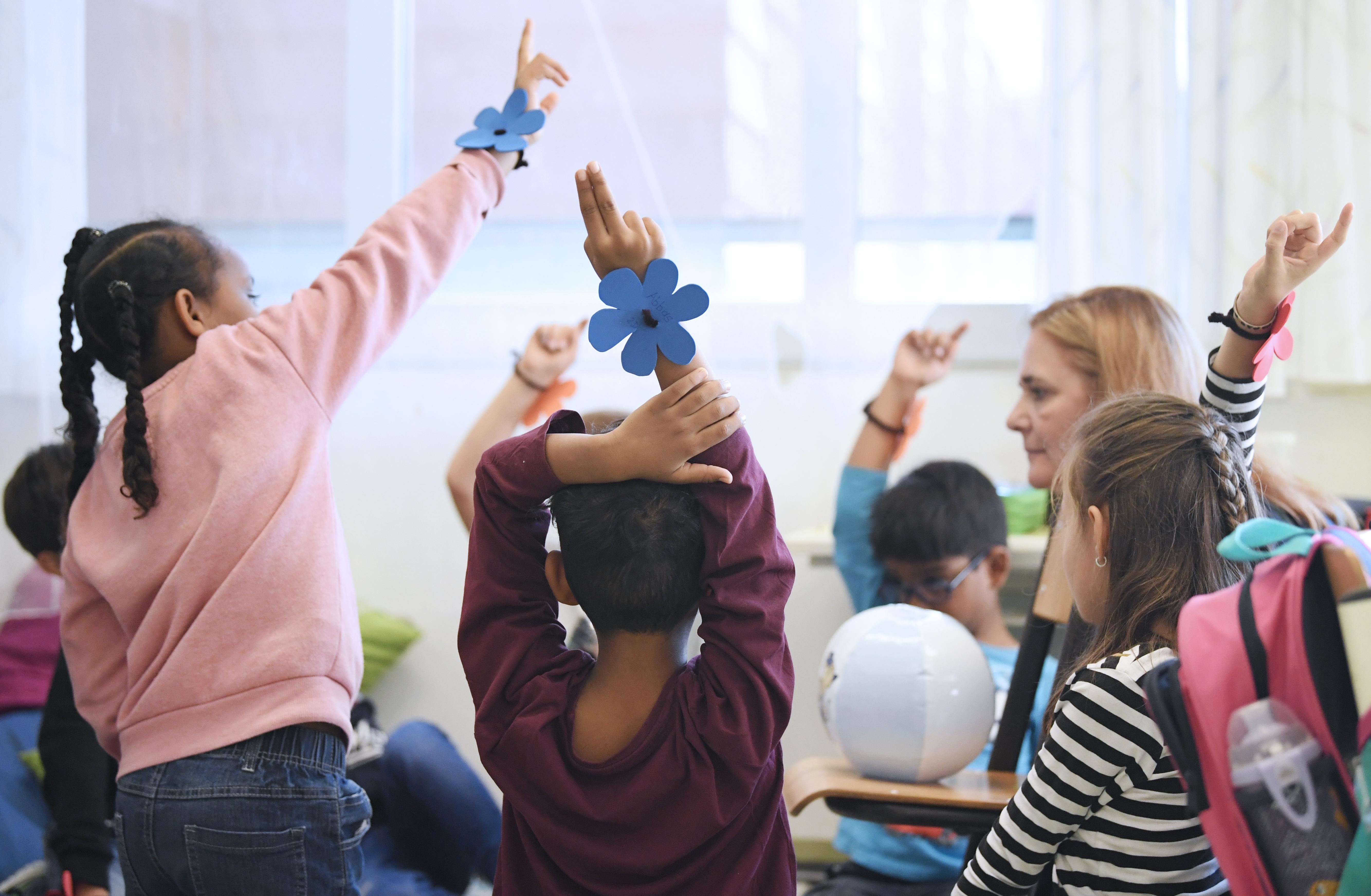 Eine Deutsch-Förderklasse in Wien (2018).