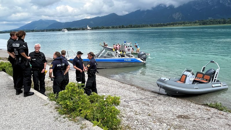 Sicherheitsvorkehrungen am Bodensee vor dem Kanzlerbesuch