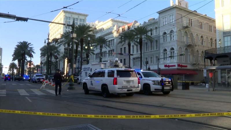 Abgesperrte Straße in New Orleans | Bild: BR Abgesperrte Straße in New Orleans