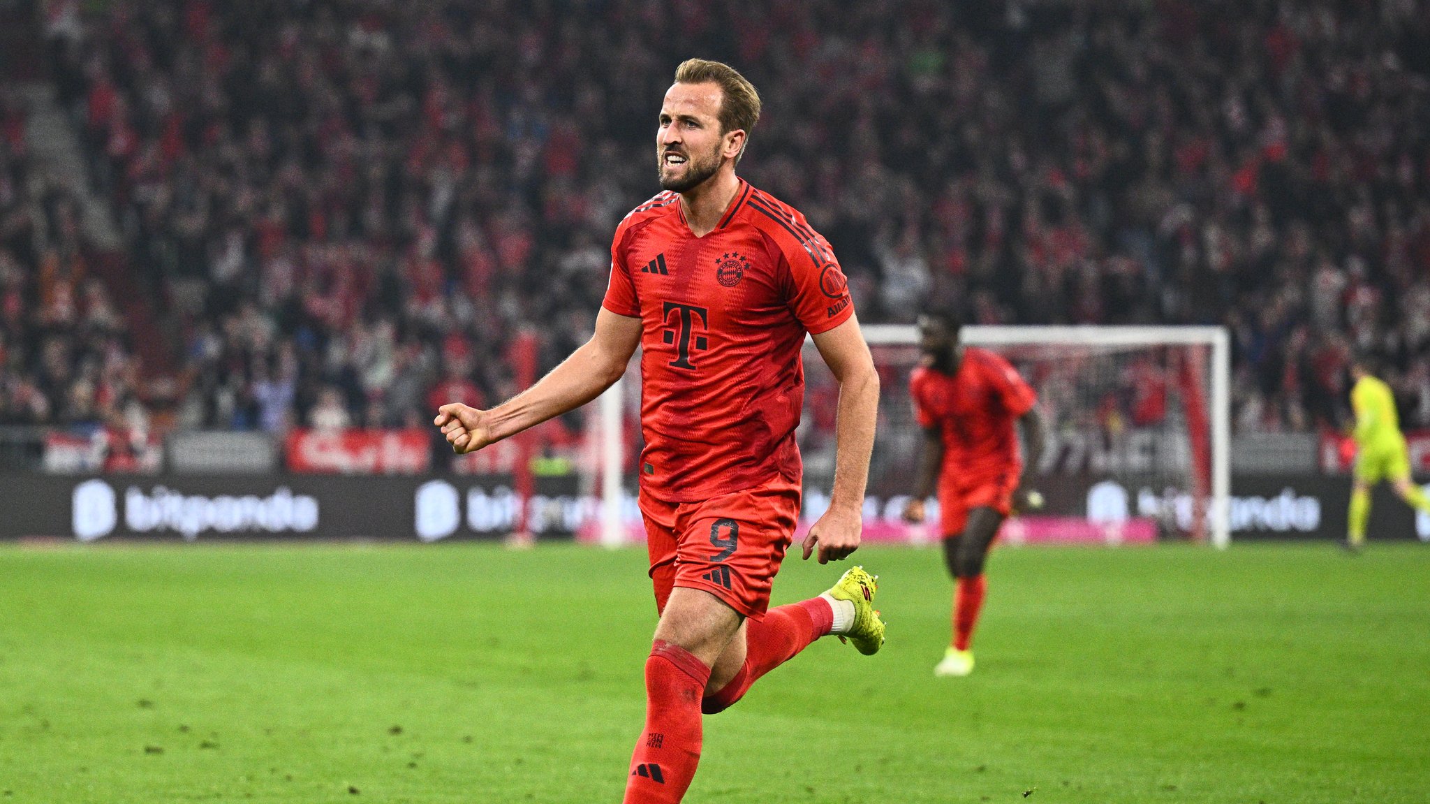 Harry Kane im Bundesligaspiel FC Bayern München - VfB Stuttgart