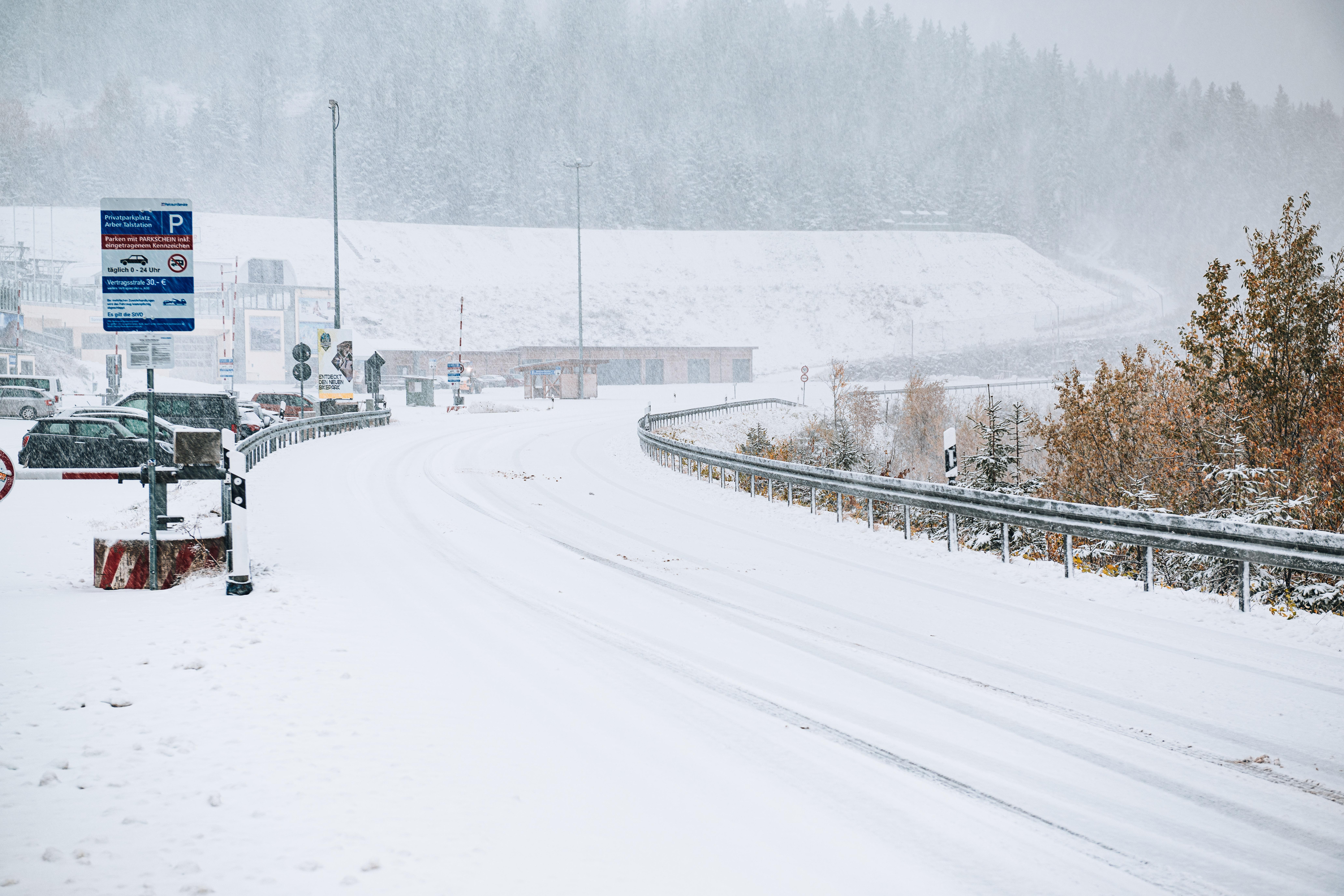 Wintereinbruch im Bayerischen Wald