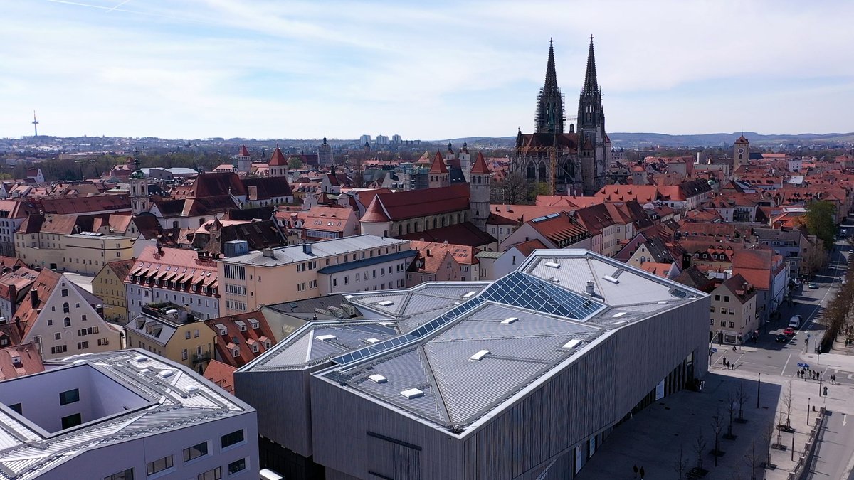 Blick auf das Museum der Bayerischen Geschichte in Regensburg