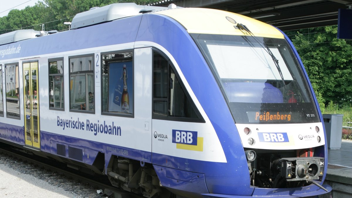 Zug der Bayerischen Regiobahn