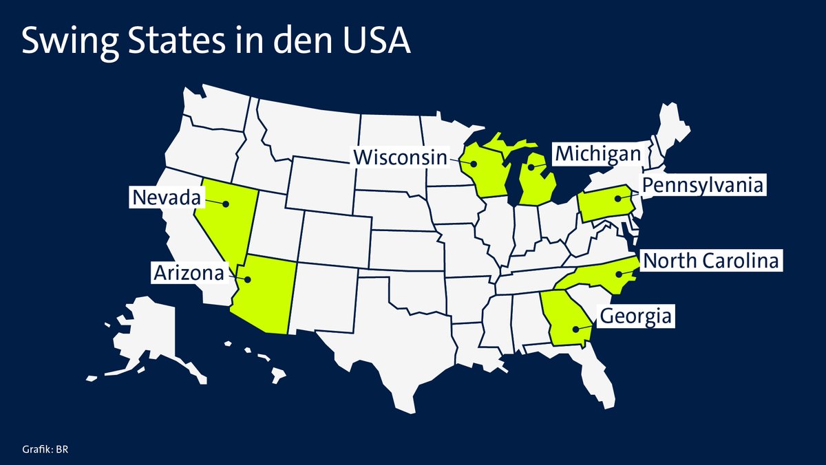 Swing States in den USA