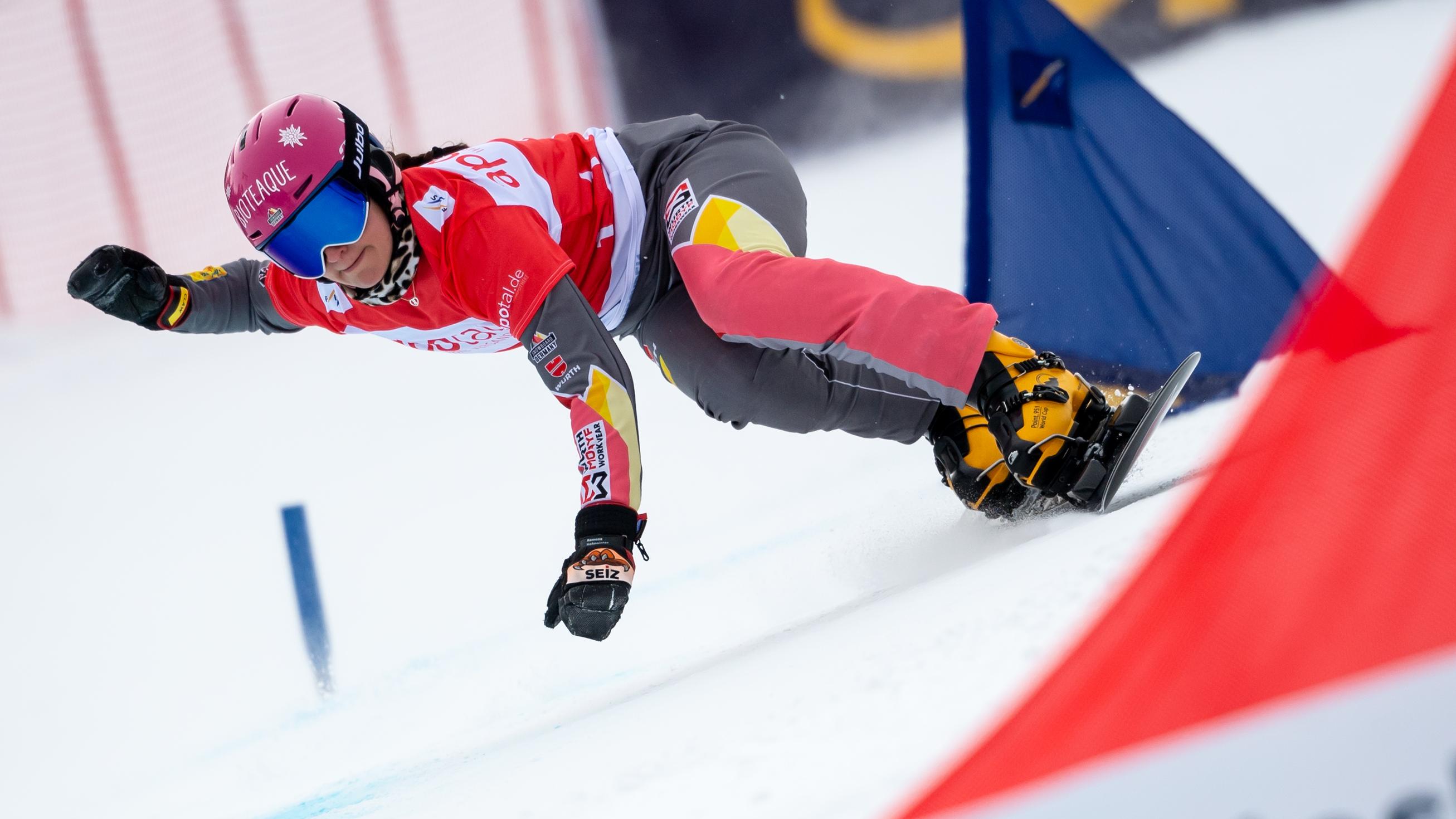 Snowboard Deutsches Team mit drei Podestplätzen
