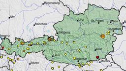 Spürbare Erdbeben beginnen ab einer Magnitude von etwa 2 | Bild:Geosphere Austria