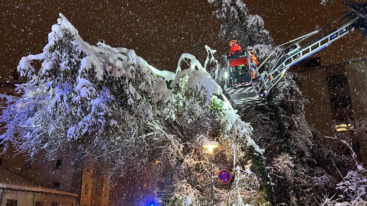 Die Feuerwehr der Stadt Landshut in der Nacht von Freitag auf Samstag im Einsatz. | Bild: Feuerwehr Stadt Landshut Die Feuerwehr der Stadt Landshut in der Nacht von Freitag auf Samstag im Einsatz.