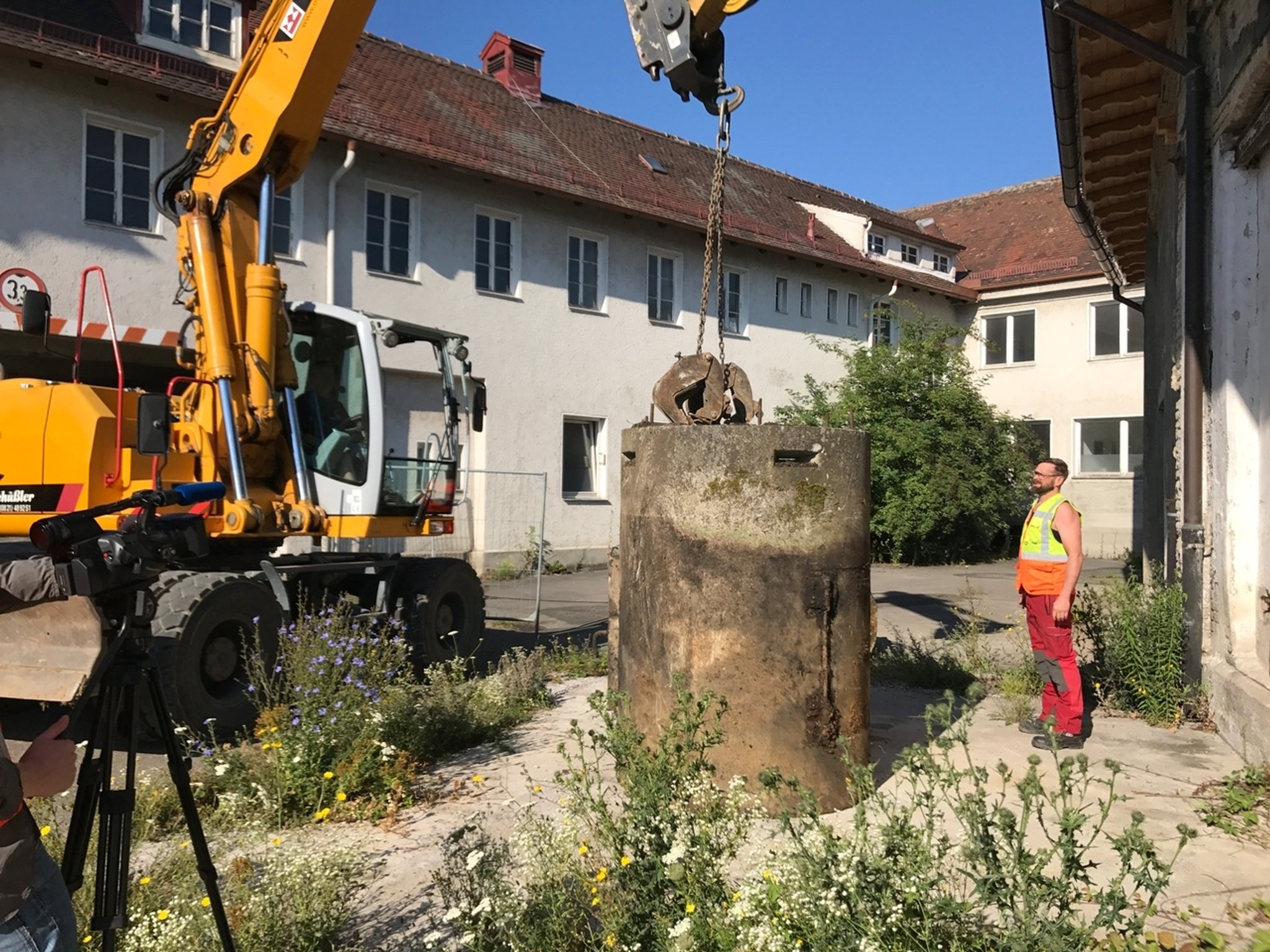 Relikt aus dem Zweiten Weltkrieg: Einmannbunker geborgen