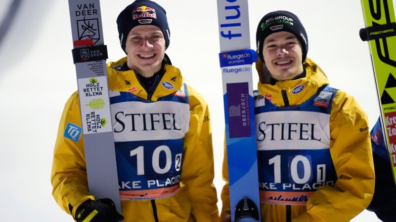 Andreas Wellinger und Philipp Raimund | Bild: picture-alliance/dpa Andreas Wellinger und Philipp Raimund