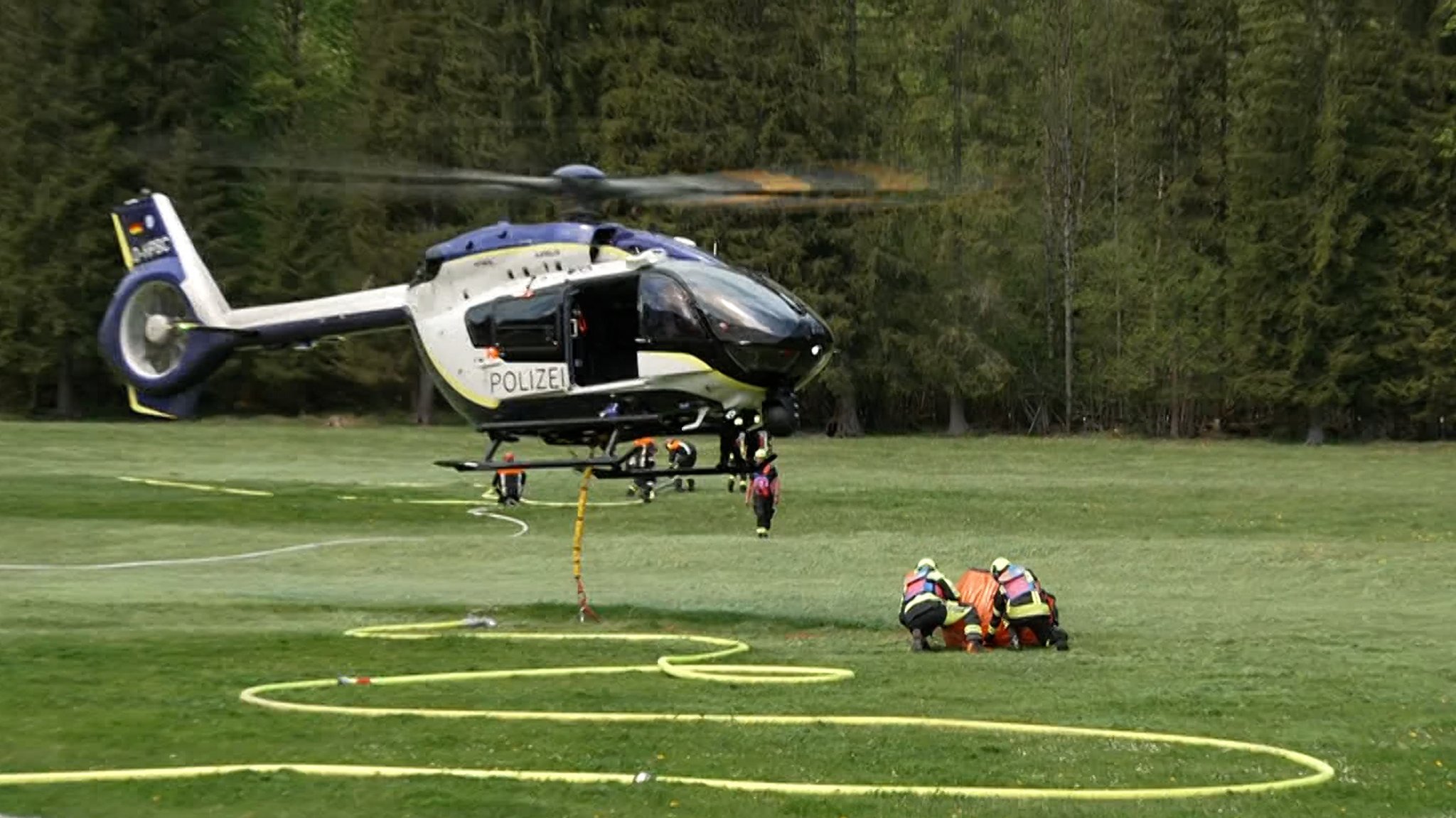 Waldbrand bei Ruhpolding