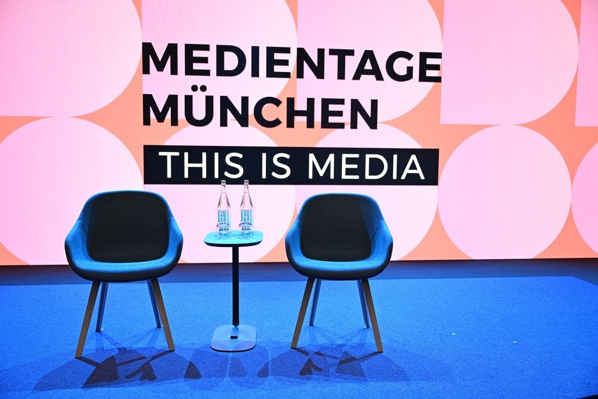 Bühne auf den Medientagen München 2024