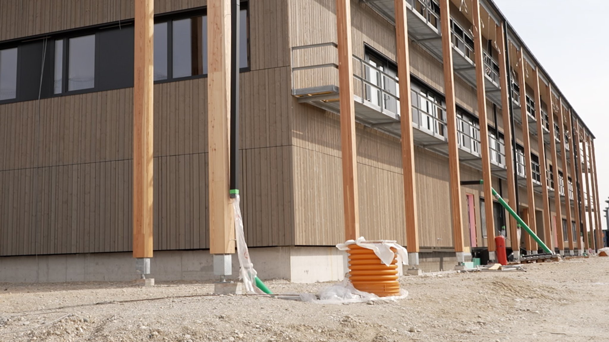 Der Neubau des Amtes für Ländliche Entwicklung Oberbayern in Mühldorf.