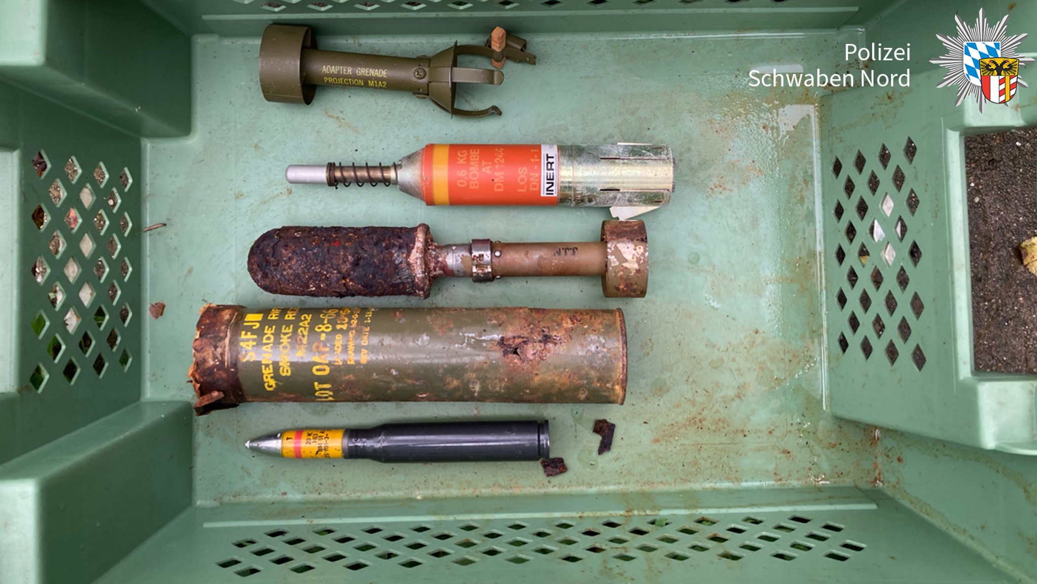 Waffenlager in Augsburg: Polizei findet Munition und Sprengstoff