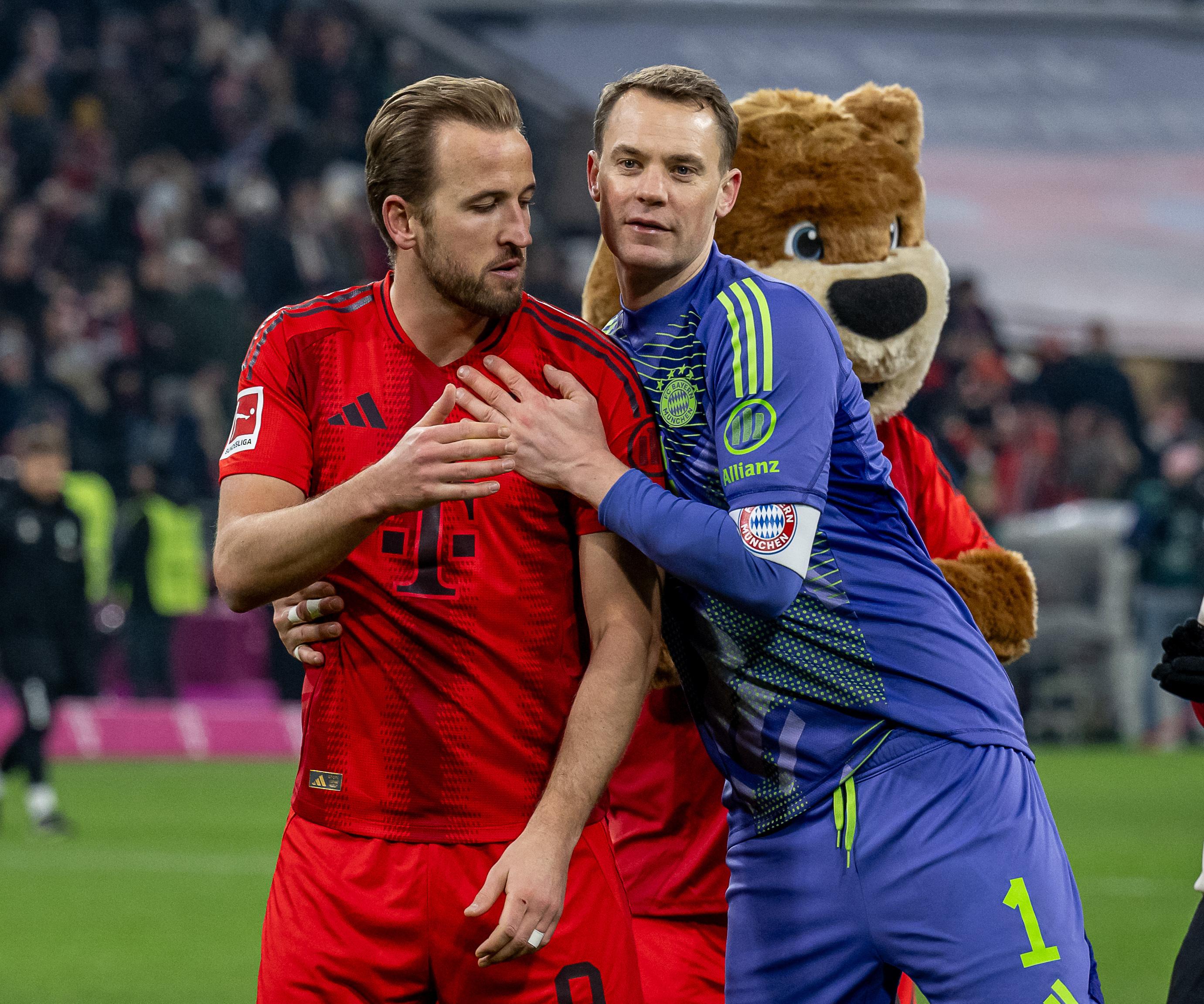 Manuel Neuer (rechts) und Harry Kane
