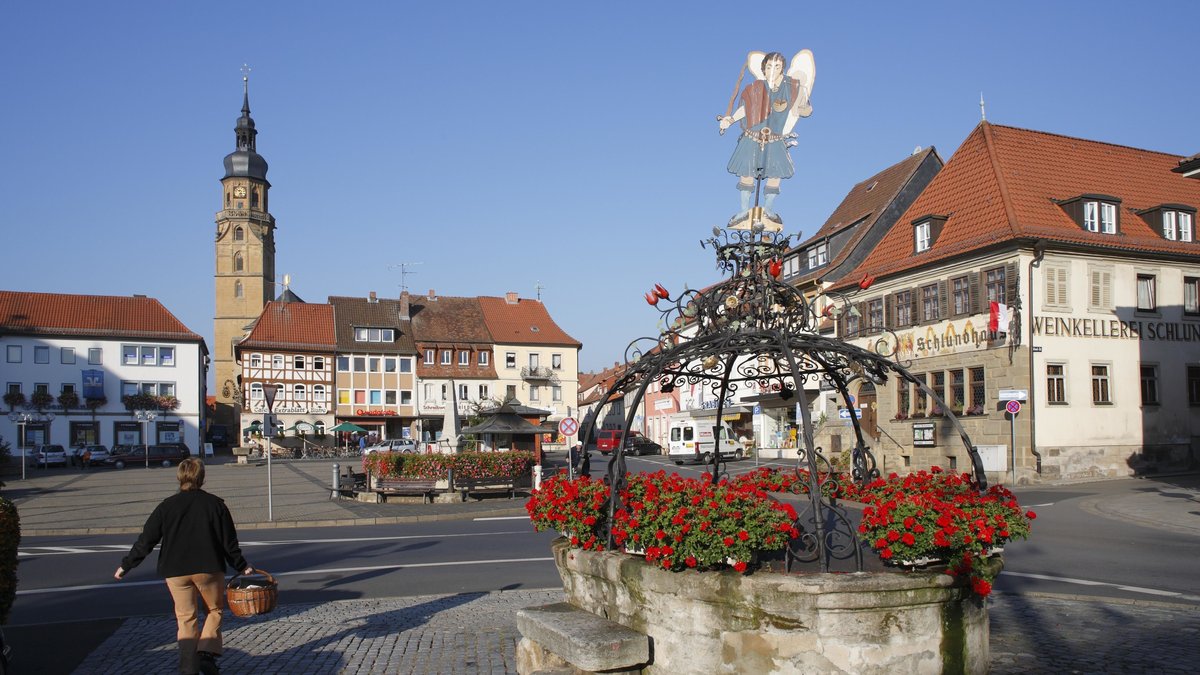 Marktplatz in Bad Königshofen